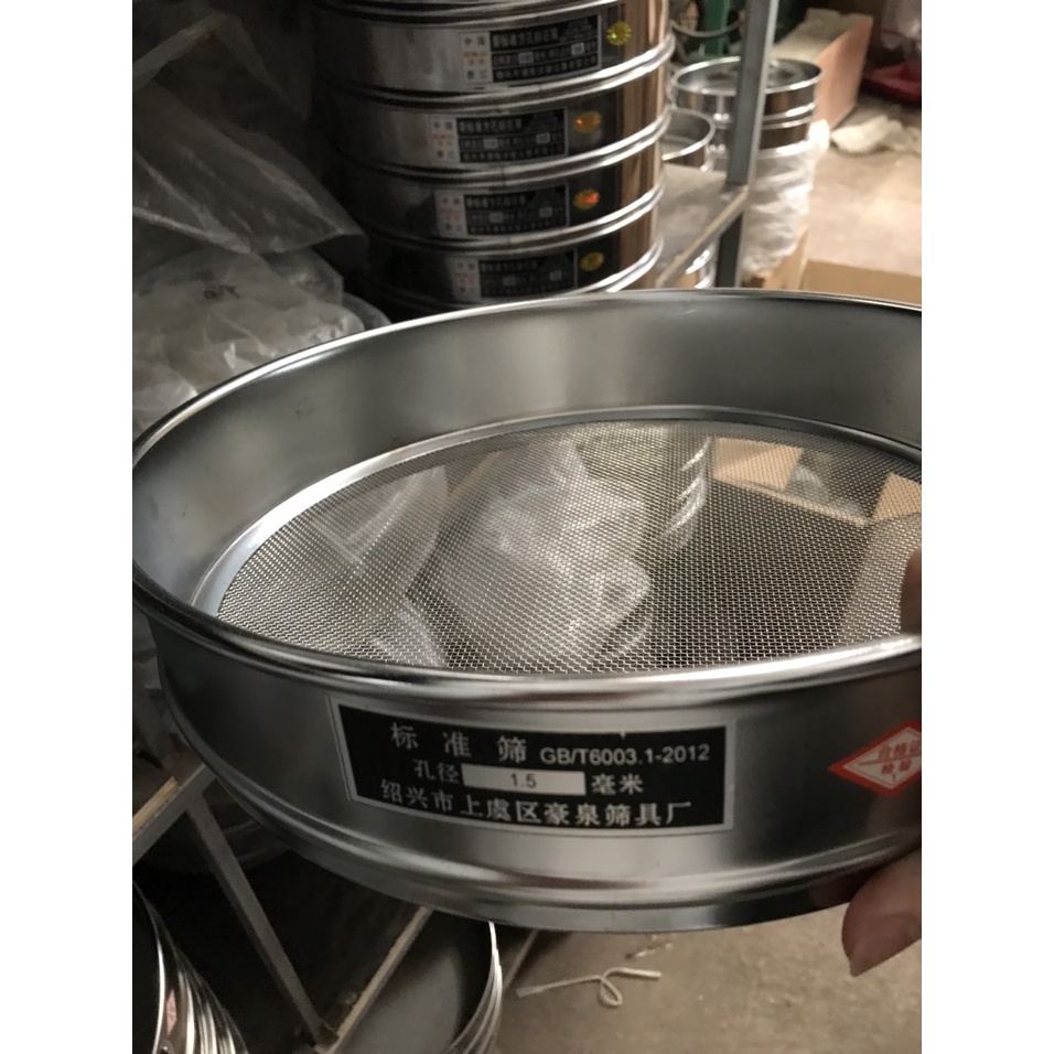 Sàng rây thí nhiệm tiêu chuẩn 30cm Inox không gỉ D300 đủ các cỡ mắt lưới
