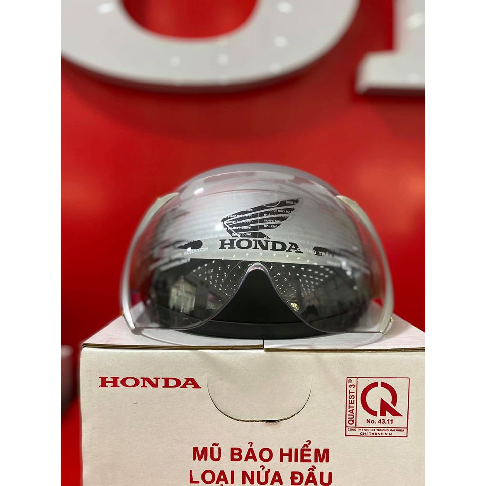 Mũ bảo hiểm HONDA nửa đầu có kính