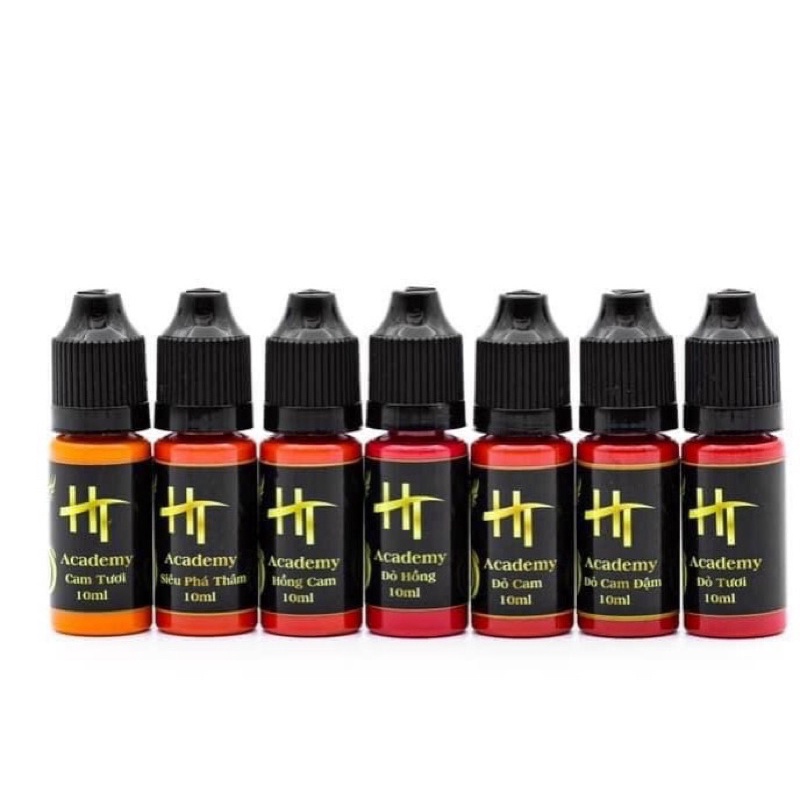 Mực xăm HT siêu đậm phun Môi chính hãng Mỹ 5ml / 10ml - Mực môi siêu bám, điêu khắc đi nét