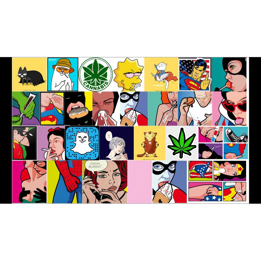STICKER dán Vali, xe, barber shop, Mũ bảo hiểm , macbook, đàn, tường... Nhập mã GIẢM GIÁ 15k khi mua từ 3 set