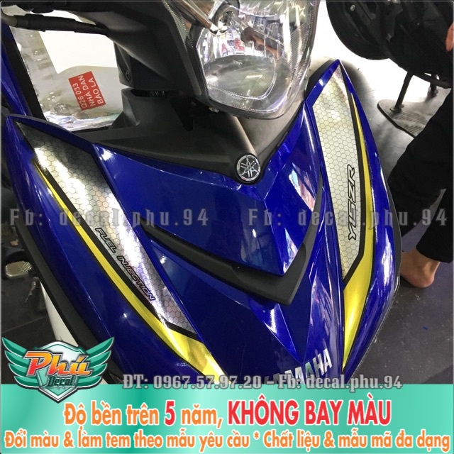 Tem rời Excier 150 Mx Chrome Cao cấp -1