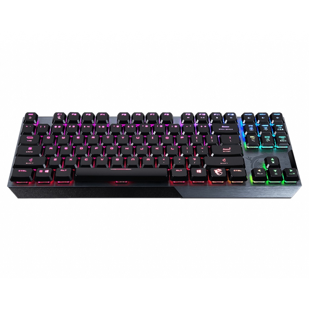 Bàn phím cơ gaming MSI Vigor GK50 TKL Kailh Low Profile Switch - Hàng Chính Hãng