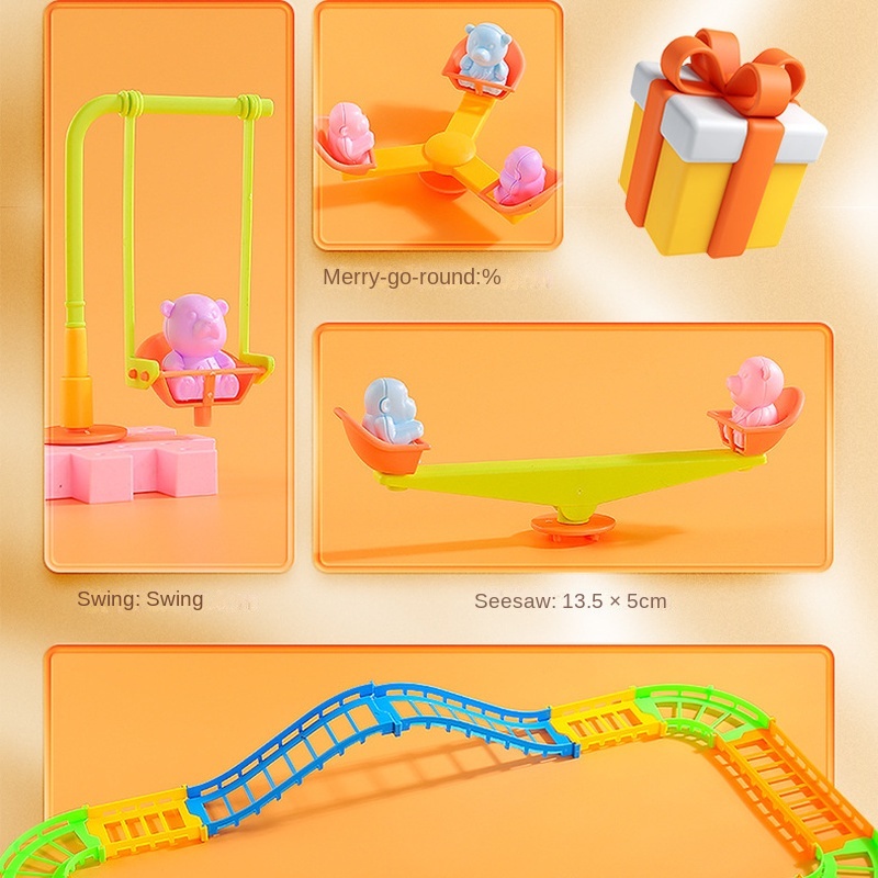 Bộ Đồ Chơi Lắp Ráp Bánh Răng Điện Tử GYLMY47 Cho Bé