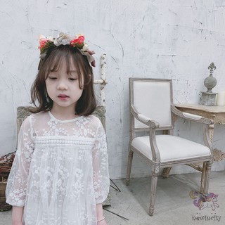 Đầm Ren Công Chúa Dễ Thương Cho Bé Gái