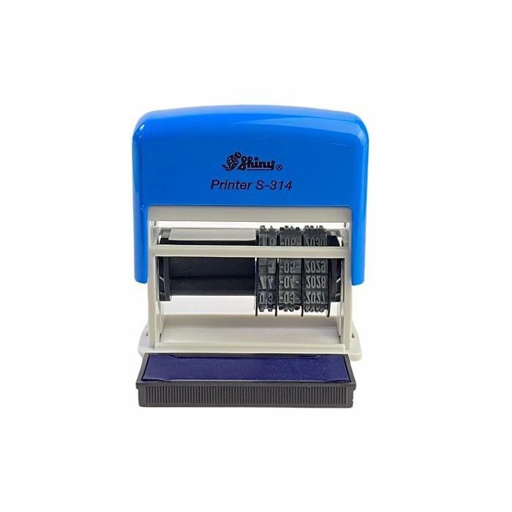 Dấu 1 dòng NSX hoặc HSD Shiny S314 kèm ngày tháng năm tự chỉnh