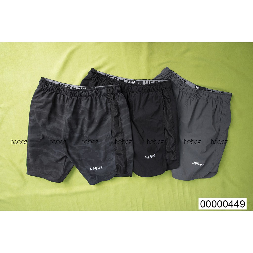 [HẾN STORE MENSWEAR] Quần short thun lạnh HB 3M(logo) lưng thun co giãn, logo được in sắc nét - 00000449