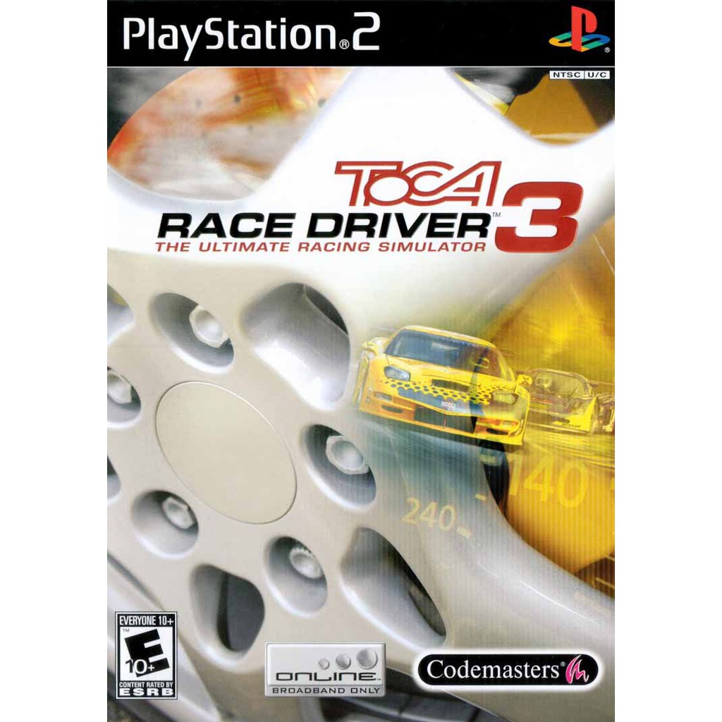 Đĩa Dvd Ps2 Toca Race Driver 3