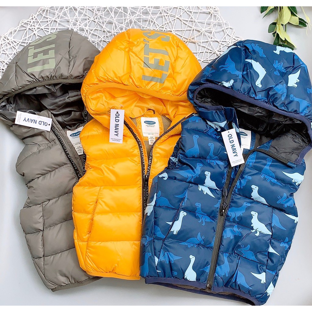 Áo gile phao Old Navy dày, nhẹ ấm cho bé