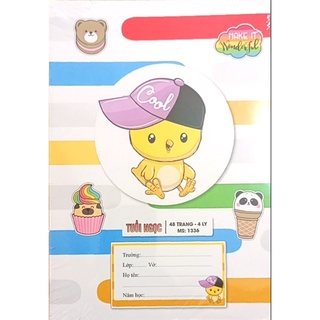 Vở ô ly 48 trang dùng cho học sinh tiểu học  Giấy dày, mịn,viết êm tay,tạo nét chữ đẹp.dễ dàng luyện viết chữ đẹp