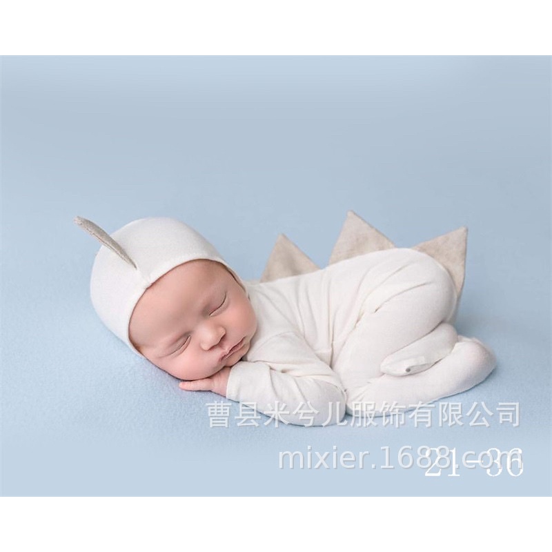 Bộ quần áo chụp ảnh cho bé sơ sinh hình thỏ, sư tử, khủng long phụ kiện chụp ảnh cho bé