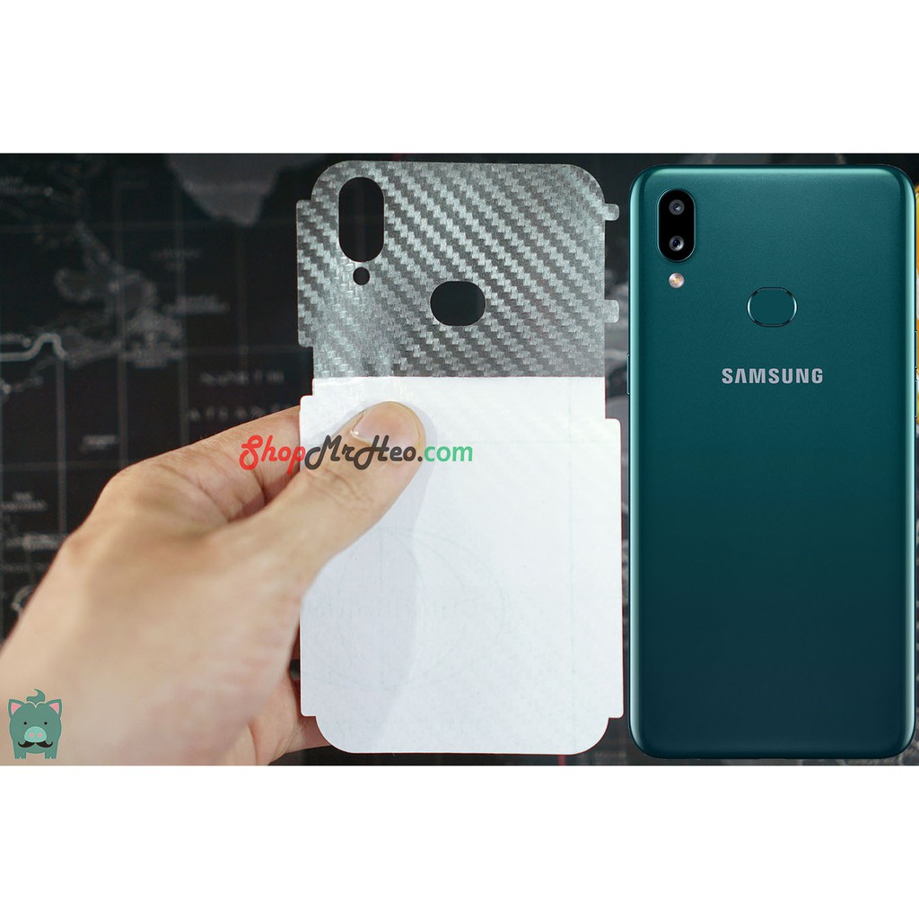 [CỰC RẺ] BỘ 2 MIẾNG DÁN LƯNG CARBON SAMSUNG A10S