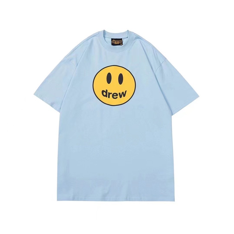 Áo Thun Tay Ngắn In Hình Mặt Cười Thời Trang Cho Nam Và Nữ