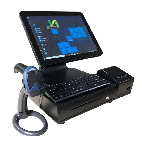 TRỌN BỘ MÁY POS BÁN HÀNG NAKAPOS 2700 BLACK