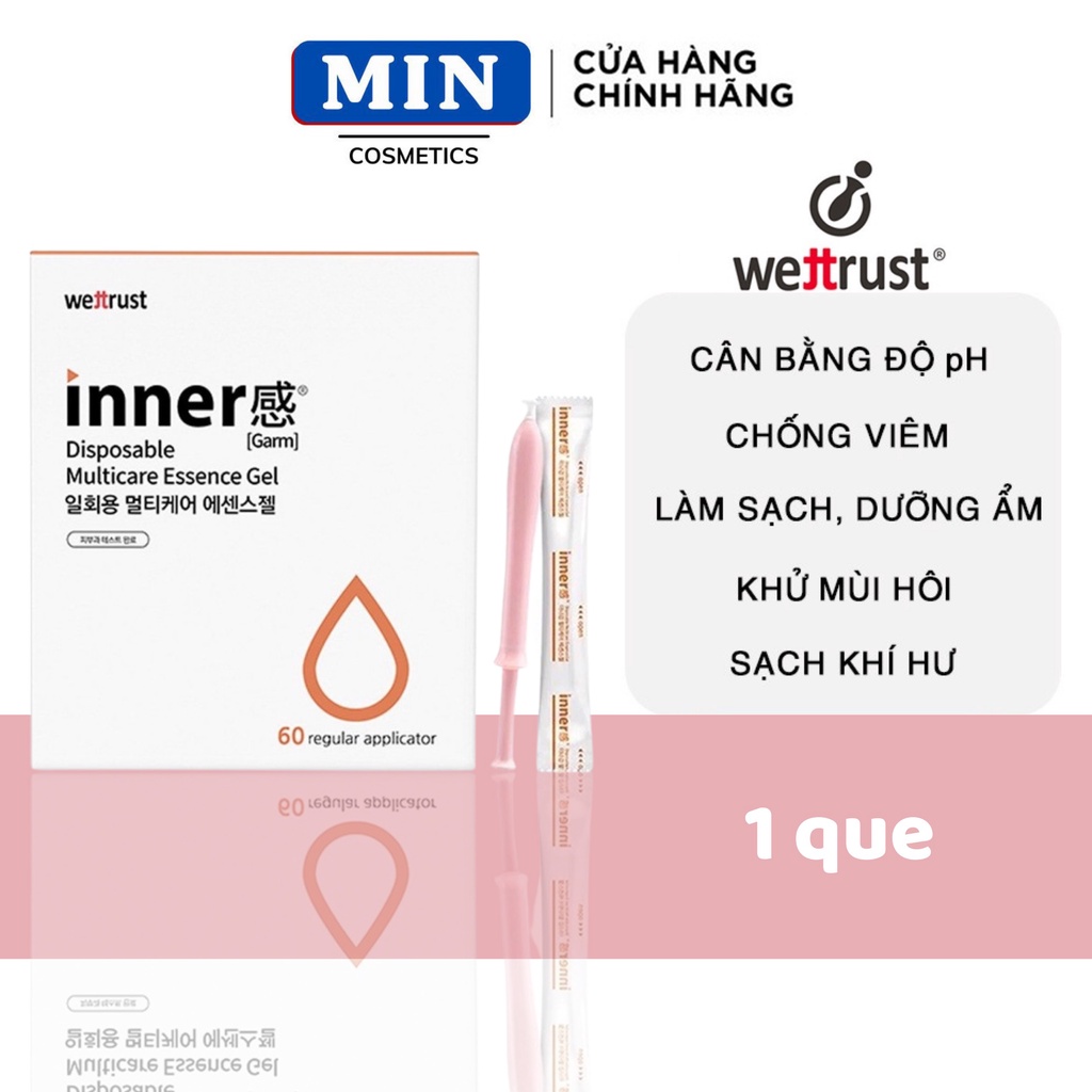 Inner Gel Phụ Khoa DDVS Phụ Nữ Ngăn Ngứa Khử Mùi Hôi Cân Bằng PH Đũa Thần Tình Yêu Gel Bôi Trơn Hỗ Trợ QH