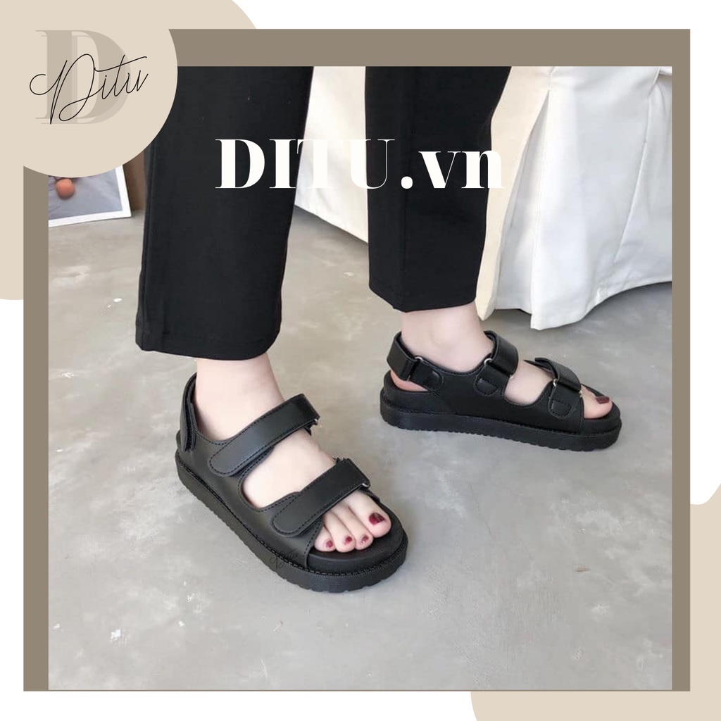 Sandal Nữ Đi Học Quai Hậu Ulzzang Đế Cao - Giày Sandal Nữ Hàn Quốc