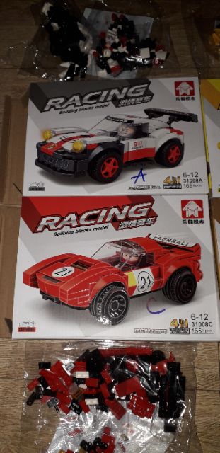 Lắp ráp 1 hộp LegoRacing siêu xe 31008 loại lớn có nhiều chi tiết bằng nhựa ABS