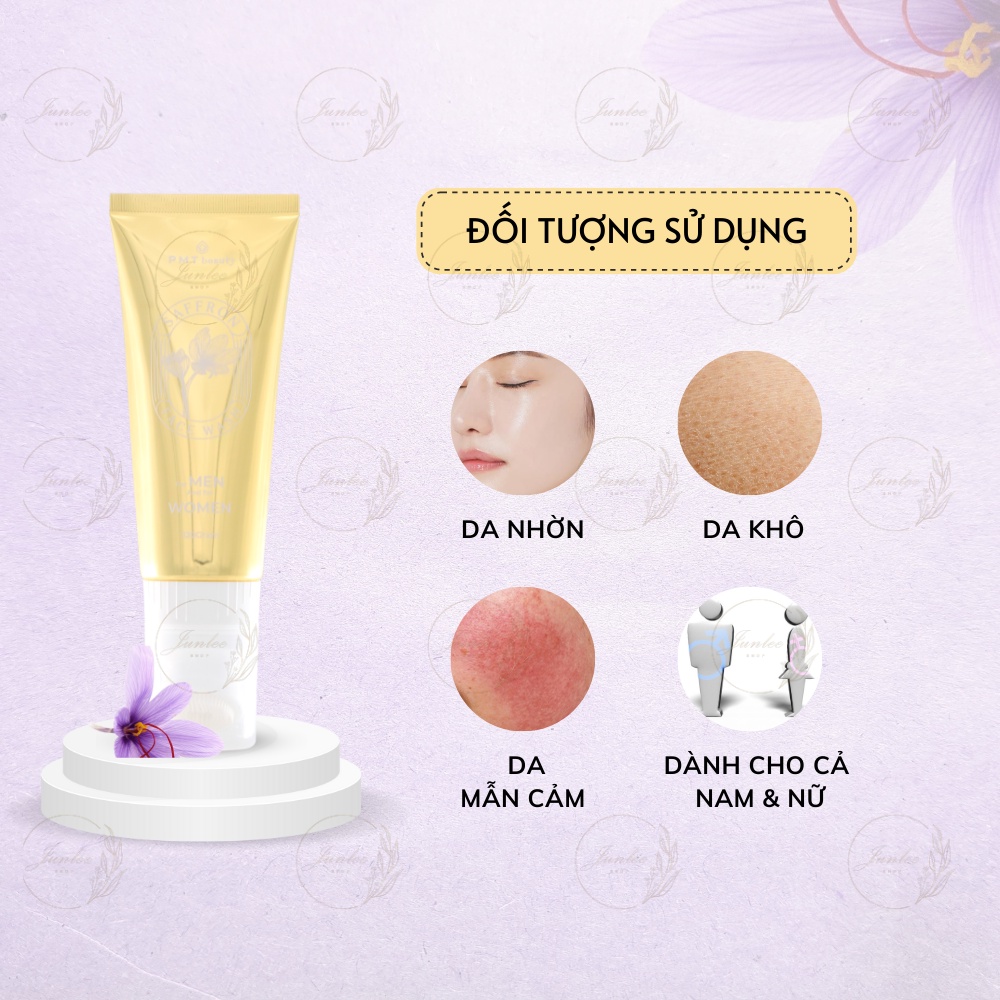 Sữa rửa mặt dịu nhẹ phúc minh tâm 120gr, sữa rửa mặt nam nữ cho da dầu mụn khô nhạy cảm – junlee làm đẹp chính hãng