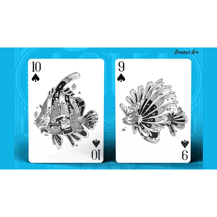 Bài tây, bài ảo thuật Aqua Species Playing Cards by Perpetual Arts - Hàng chính hãng [Hàng Mỹ]