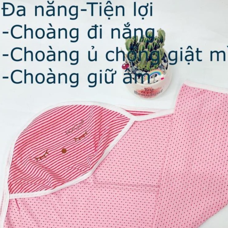 👶 Khăn Quấn,Choàng,Ủ Có Nón Cho Bé Sơ Sinh Hotga Siêu Mềm Choàng Nắng Cho Bé Ra Ngoài 👶