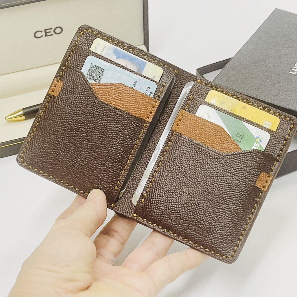 ví nam da epsom nhập khẩu thời trang công sở hoàn thiện thủ công có hộp và bảo hành 12 tháng