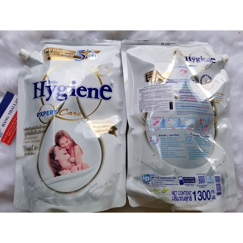 COMBO 8 BỊCH NƯỚC XẢ VẢI HYGIENE THÁI LAN ĐẬM ĐẶC