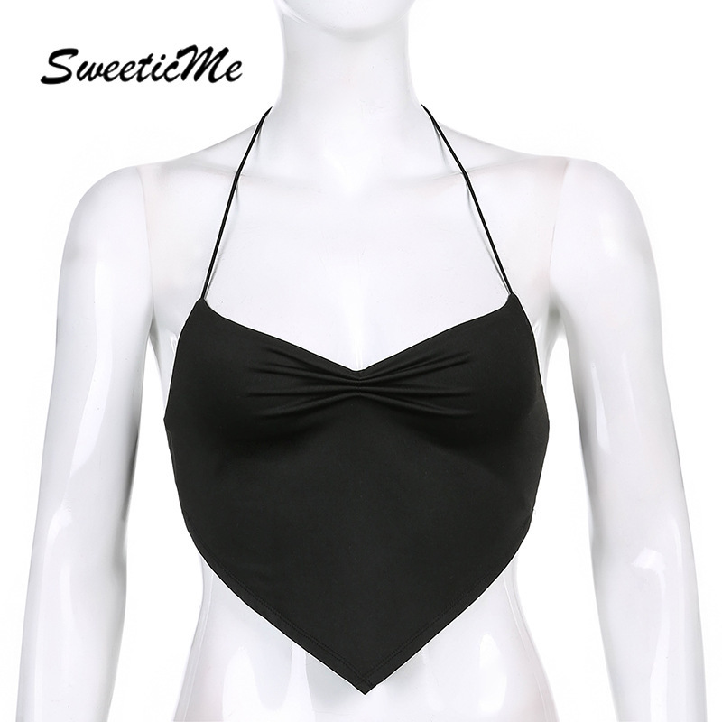 Áo Dây Nữ Lưng Trần Cổ Chữ V Quyến Rũ | BigBuy360 - bigbuy360.vn