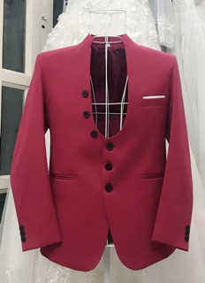 Vest 6 nút cổ trụ