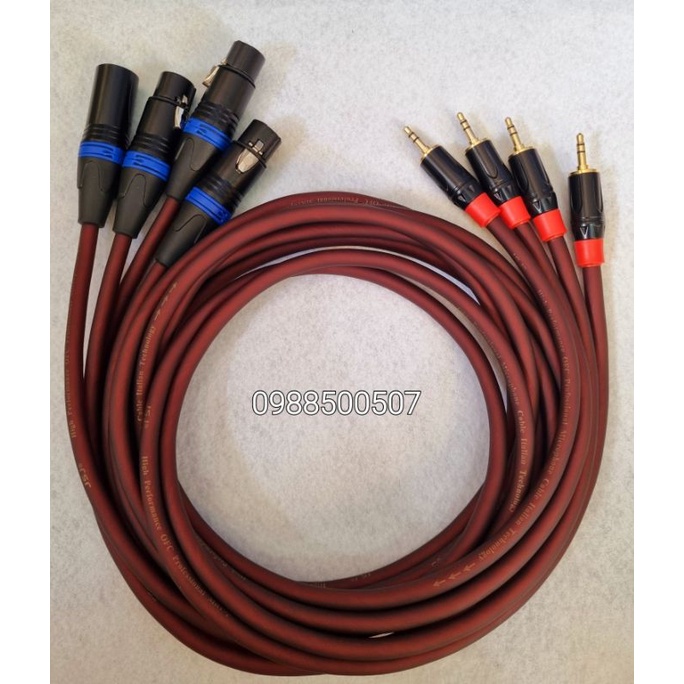 Dây canon   ra 3ly 1,5m