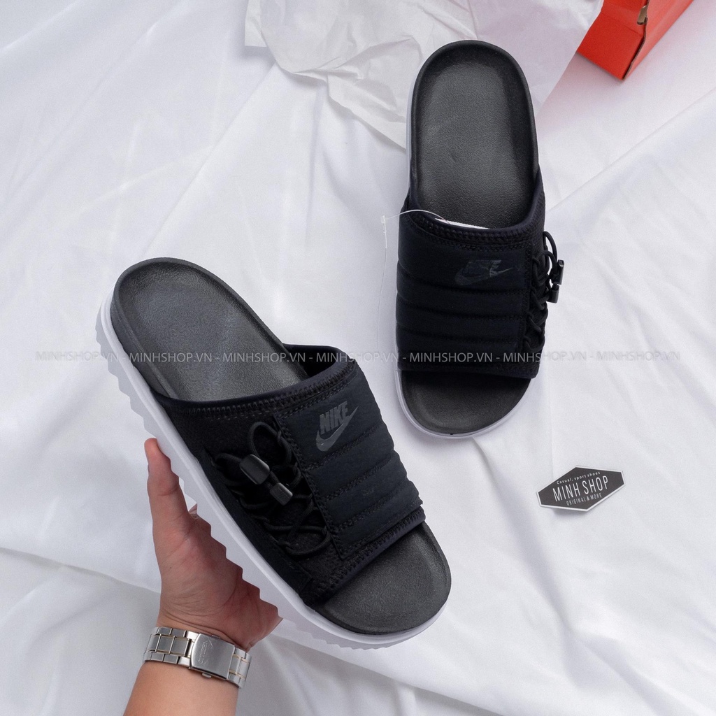 Dép NikeEEE- Asuna Slide 'Black White'  [O-10376