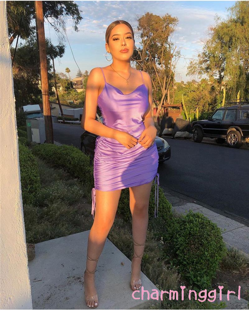 Váy hai dây phối dây rút thời trang quyến rũ dành cho nữ | BigBuy360 - bigbuy360.vn