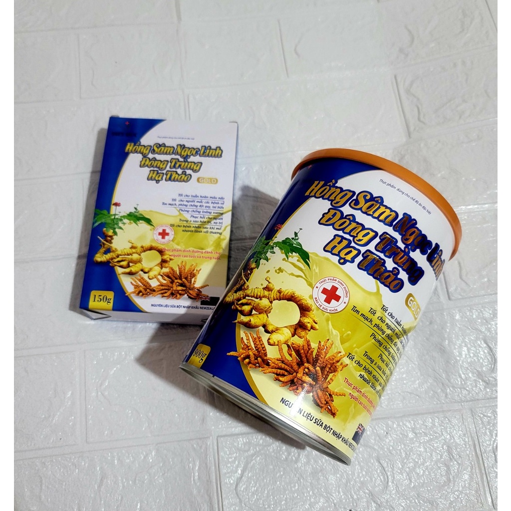 900G Sữa hồng sâm ngọc linh đông trùng hạ thảo chính hãng