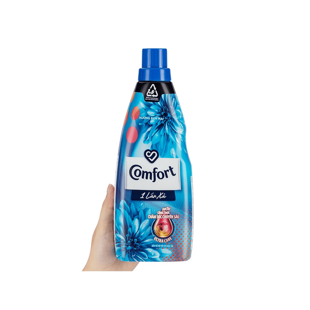 Nước xả vải Comfort hương Nước hoa thiên nhiên Sophia chai 800ml