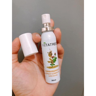 Mẫu mới chai xịt giảm đau họng keo ong vitatree 30ml - ảnh sản phẩm 1