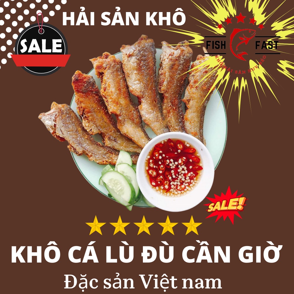 Khô cá lù đù nguyên con loại 1 ngon đặc sản Mekong Foods hương vị đặc trưng gia truyền được khách hàng tin dùng