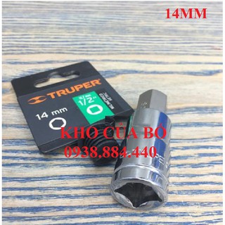 Đầu tuýp lục giác 1/2" 14mm truper 13285