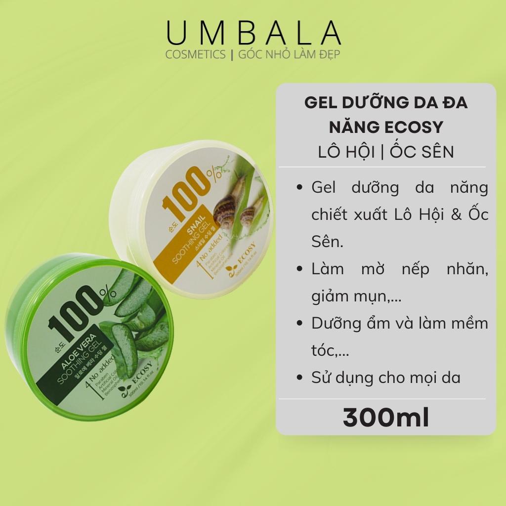 Gel dưỡng da Lô Hội / Ốc Sên ECOSY (300ml)