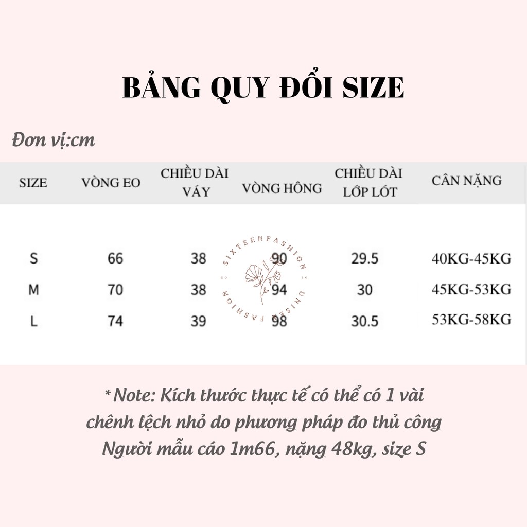 Chân Váy Chữ A Xếp Ly, Chân Váy Ngắn Lưng Cao Thời Trang Hàn Quốc SIXTEEN. | BigBuy360 - bigbuy360.vn