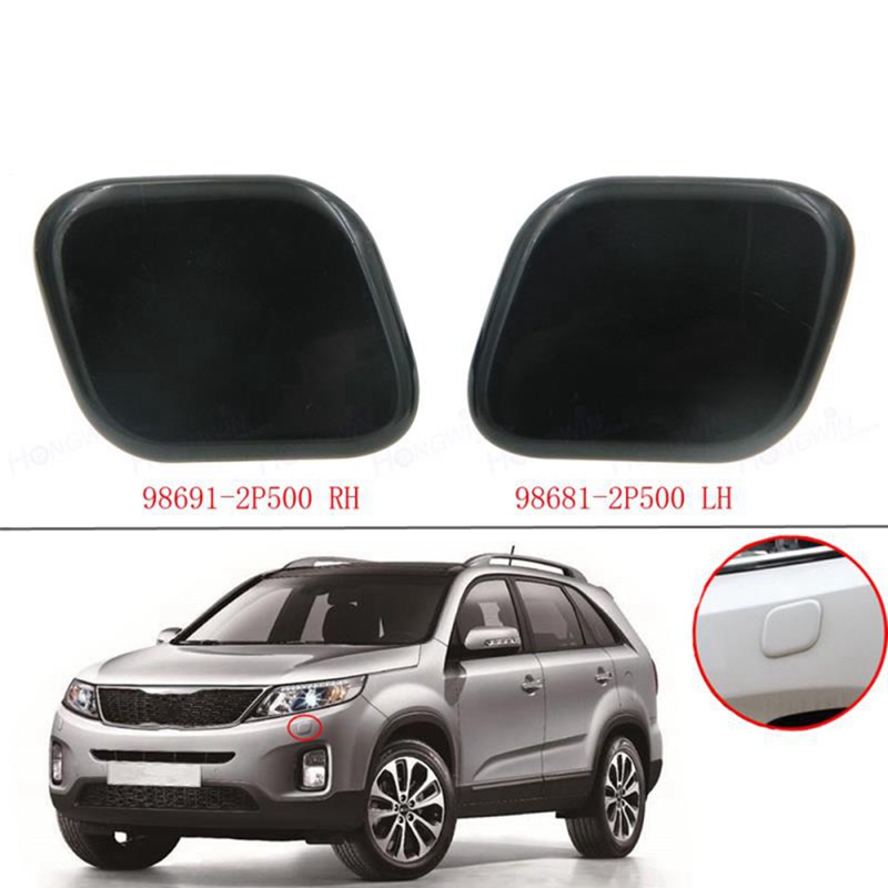 Vòi Phun Rửa Đèn Pha Và Nắp Đậy Cho KIA Sorento 2013 2014 98671-2P500 (LH) 98672-2P500 (RH)