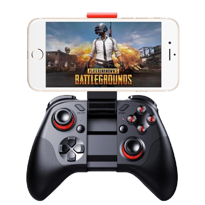 Tay Cầm Chơi Game Bluetooth Không Dây Mocute 054 Có Giá Đỡ Điện Thoại