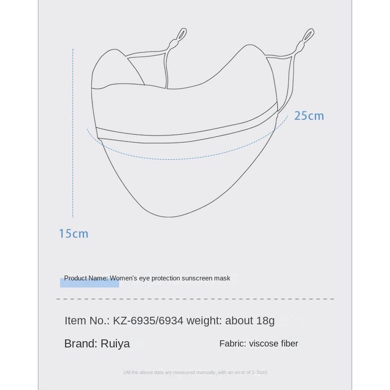 Khẩu Trang Lụa Mát Mỏng Màu Gradient Chống Nắng Thoáng Khí Thời Trang Cho Nữ