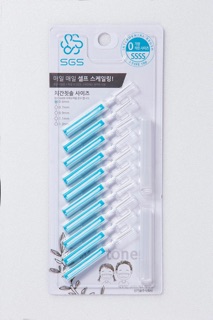 Vỉ 10 bàn chải kẽ răng cao cấp SGS size 0,6mm nhập khẩu từ Hàn Quốc