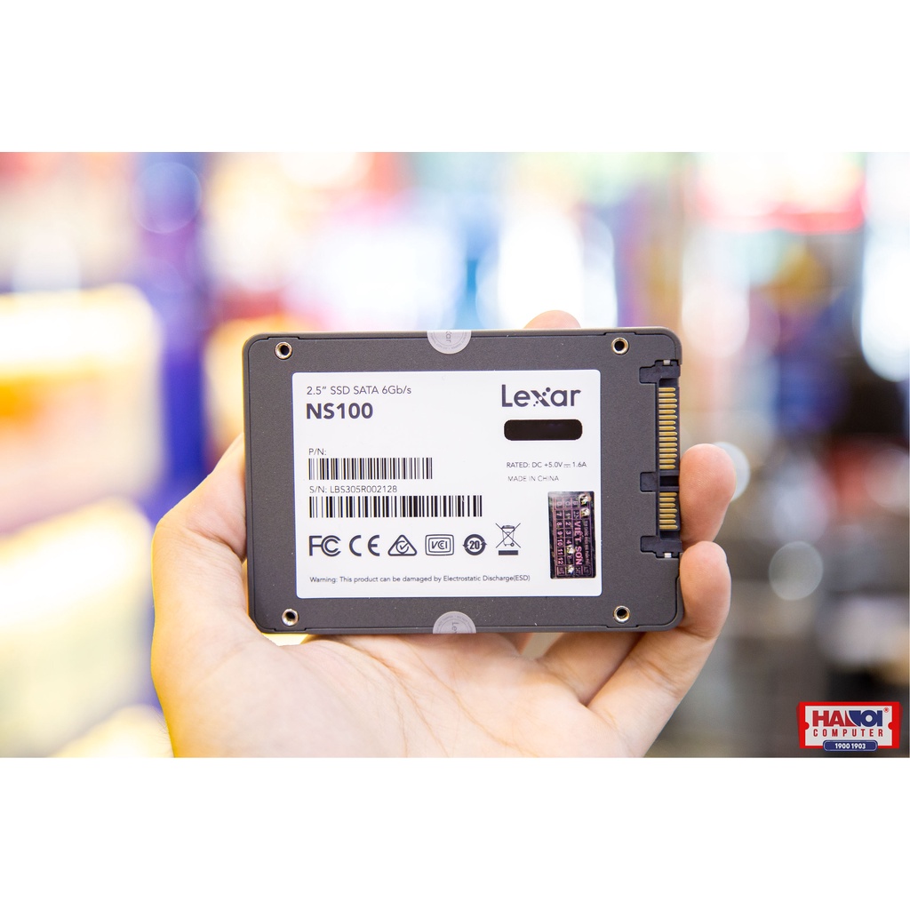Ổ cứng SSD Lexar NS100 128GB Sata3 2.5 inch (Đoc 520MB/s - Ghi 450MB/s) - (LNS100-128RB) | BigBuy360 - bigbuy360.vn