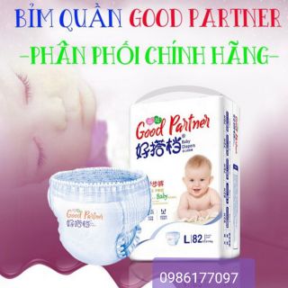 Bỉm quần / dán Good partner đủ size S 112/ M104/ M 100/ L100/ xl 100/ xxl 100