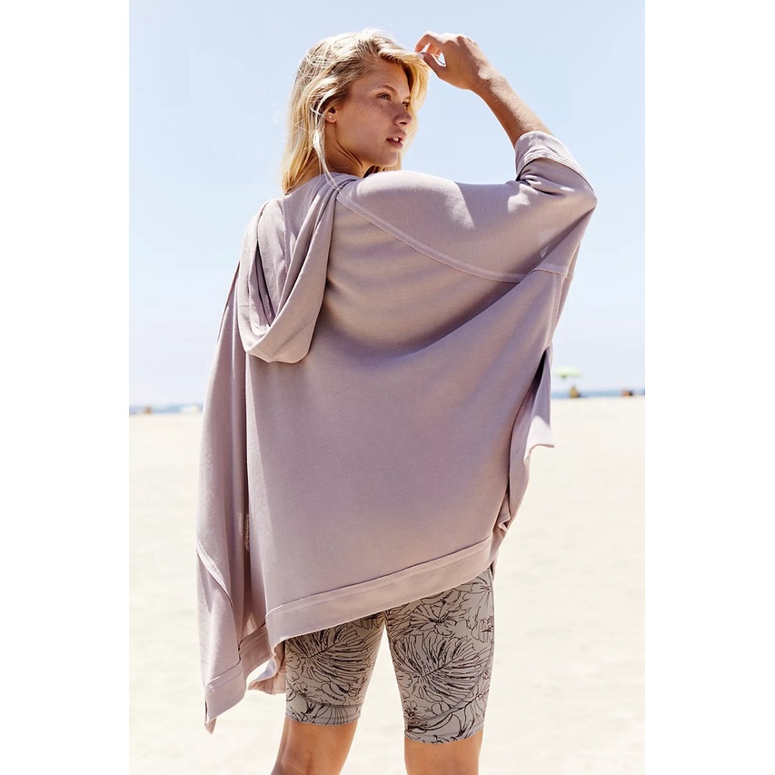 Hàng dư xịn - Áo hoodie oversized nữ dáng boho Fr33 P3ople xuất khẩu