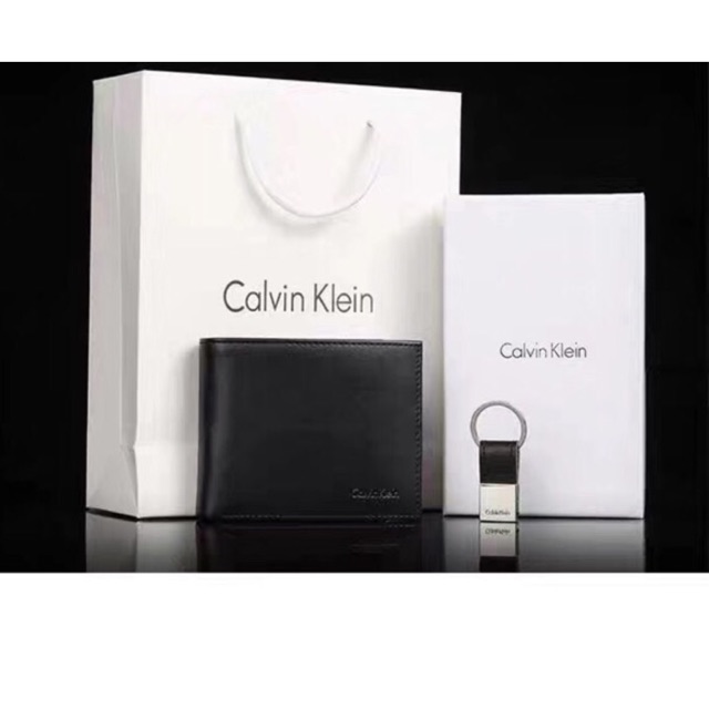 (FULL BOX)Bộ Ví Da Nam Cao Cấp Kèm Móc Cực Sang - VN30
