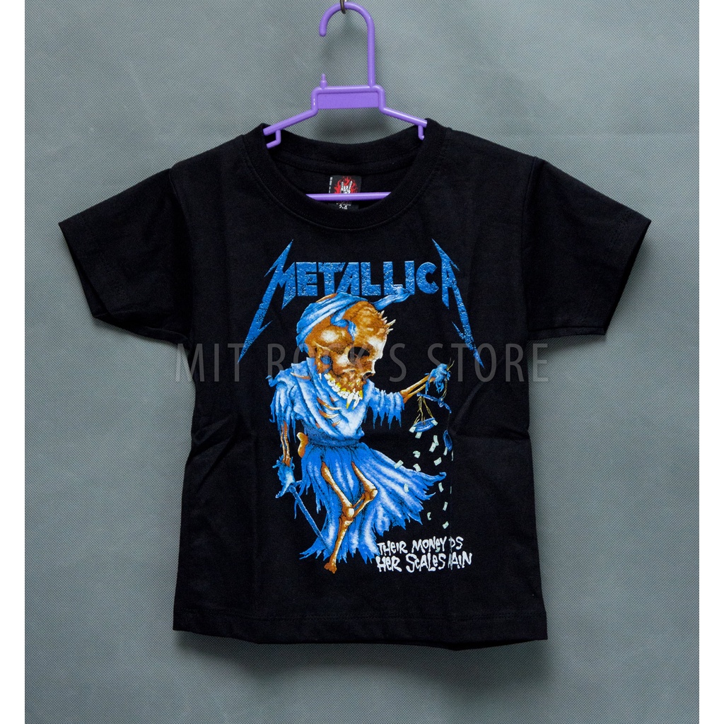 Áo Rock trẻ em Metallica - Size từ 2 tuổi đến 12 tuổi - Rock tshirt for kids - Áo Thái Lan cho bé trai bé gái