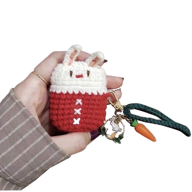 Case airpods bằng len/ Handmade- airpods1/2/pro