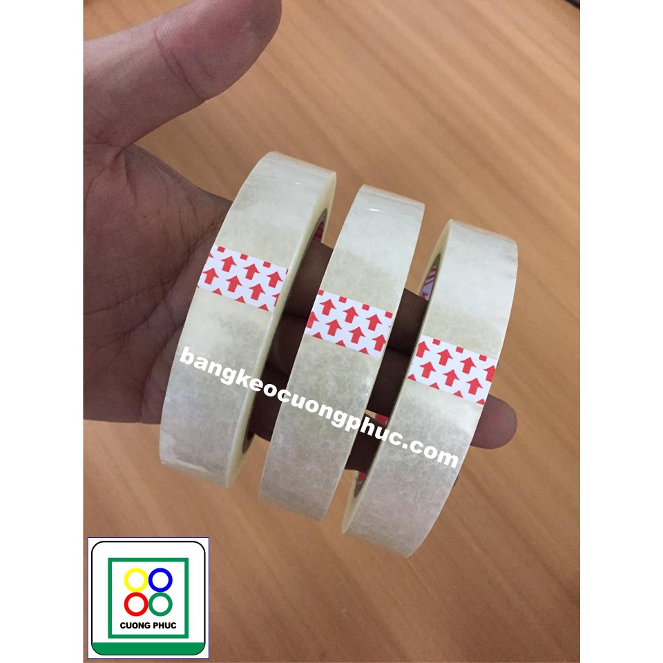 2 CUỘN BĂNG KEO TRONG 2 PHÂN