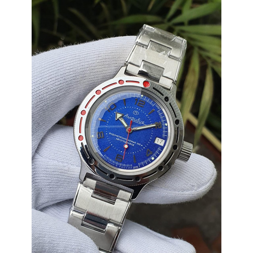 Đồng hồ nam Vostok máy cơ tự động Automatic, size mặt 40, chống nước tốt 20 ATM. Đồng hồ Nga Vostok Amphibia 420007 - 2
