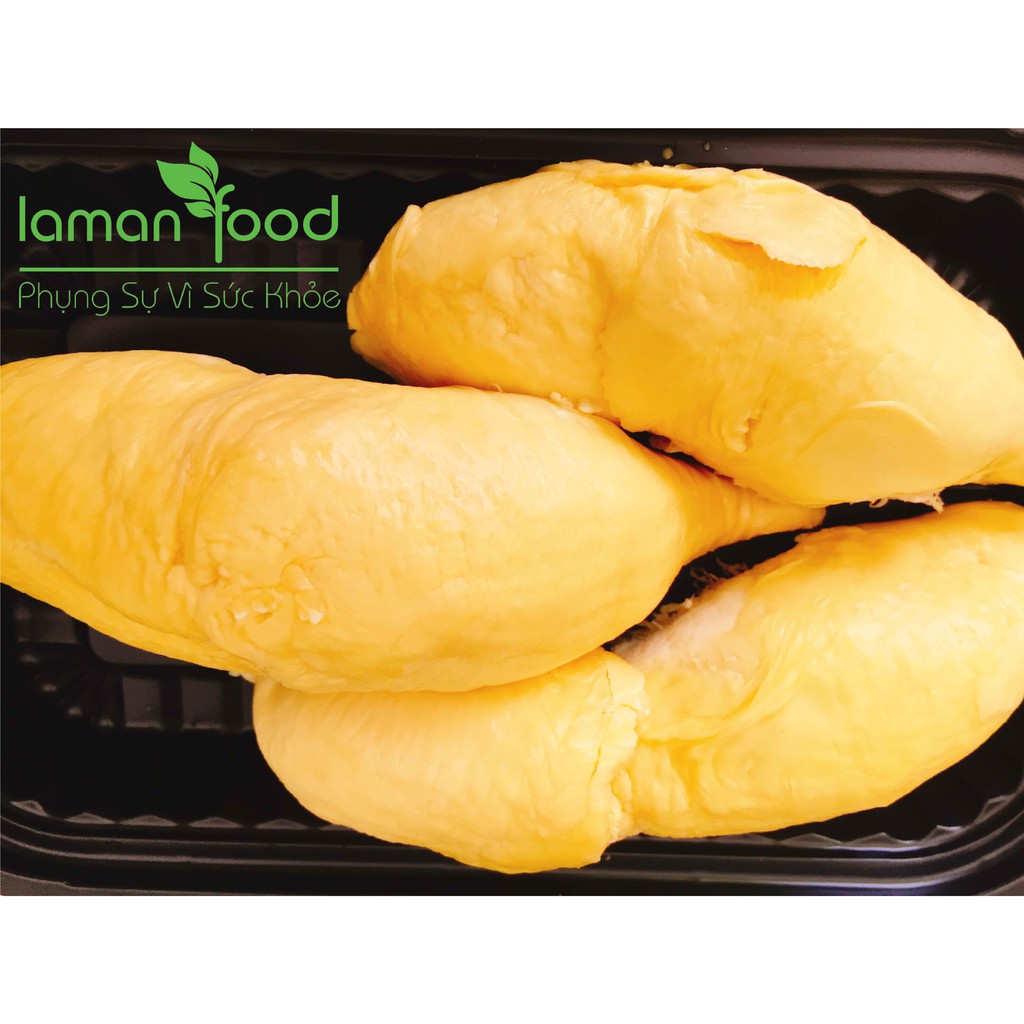 Sầu Riêng Ri 6 Tách Mũi Sẵn - Trái Già Chín Tự Nhiên - Bao Đổi Trả - Hộp 500Gr - Laman Food